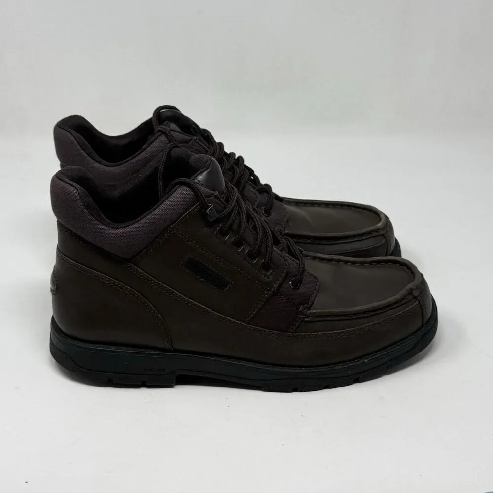 Rockport XCS Chukka Boots Mens 10.5 M Brown Leather Preppy Gorpcore Hiking